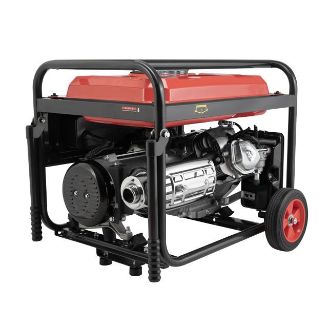 Генератор бензиновый 7/7,5 кВт, 380/220 В, 25 л, электро+ручной старт, медная обмотка, STORM INTERTOOL DT-1176