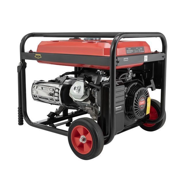 Генератор бензиновый 7/7,5 кВт, 380/220 В, 25 л, электро+ручной старт, медная обмотка, STORM INTERTOOL DT-1176