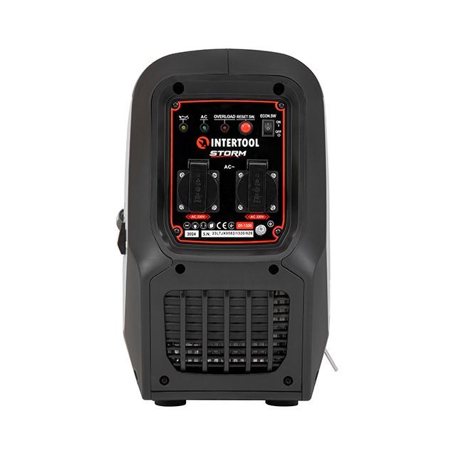 Генератор бензиновый инверторный 1,8/2 кВт, 220 В, 4 л, ручной старт, медная обмотка, STORM INTERTOOL DT-1320