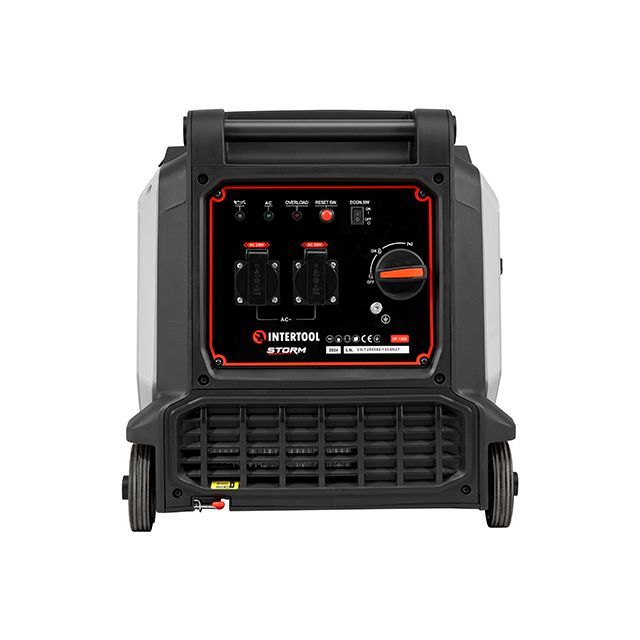 Генератор бензиновый инверторный 3/3.3 кВт, 220 В, 11 л, ручной старт, медная обмотка, STORM INTERTOOL DT-1333