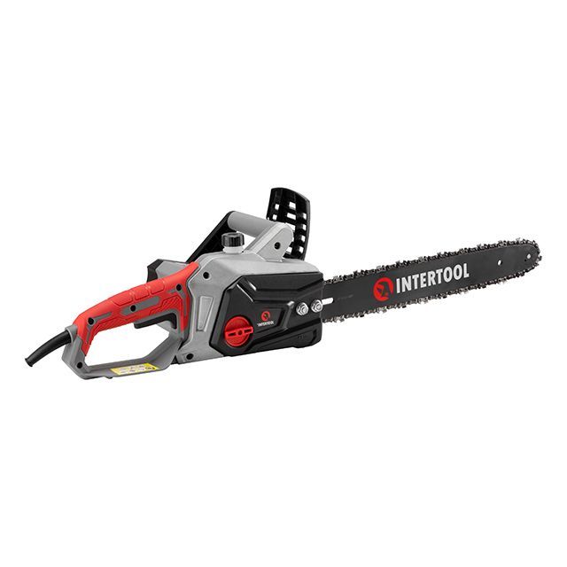 Пила цепная электрическая 1600 Вт, шина 40 см, боковой двигатель INTERTOOL DT-2200