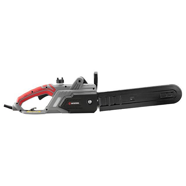 Пила цепная электрическая 2400 Вт, шина 40 см, боковой двигатель INTERTOOL DT-2201