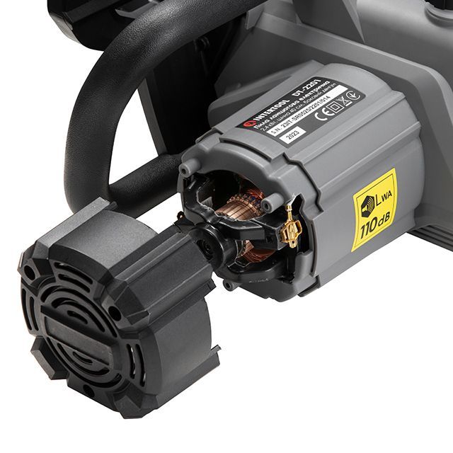 Пила цепная электрическая 2400 Вт, шина 40 см, боковой двигатель INTERTOOL DT-2201