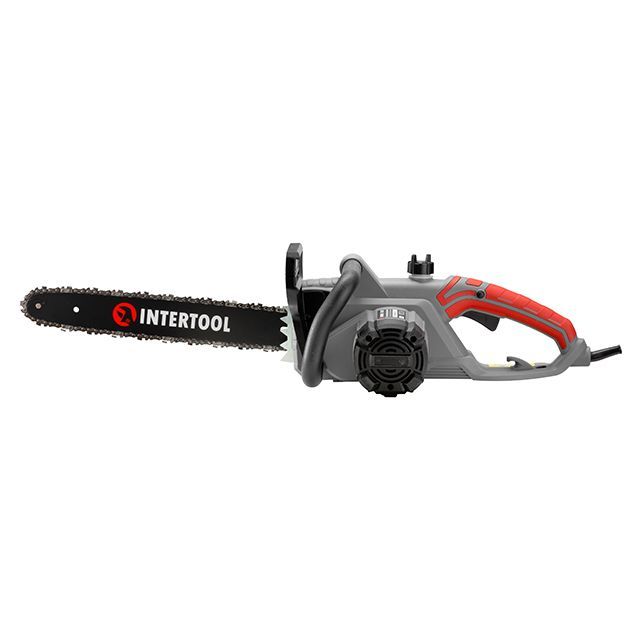 Пила ланцюгова електрична 2400 Вт, шина 40 см, боковий двигун INTERTOOL DT-2201