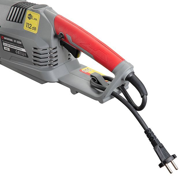 Пила цепная электрическая 2400 Вт, шина 40 см, плавный пуск, прямой двигатель INTERTOOL DT-2204