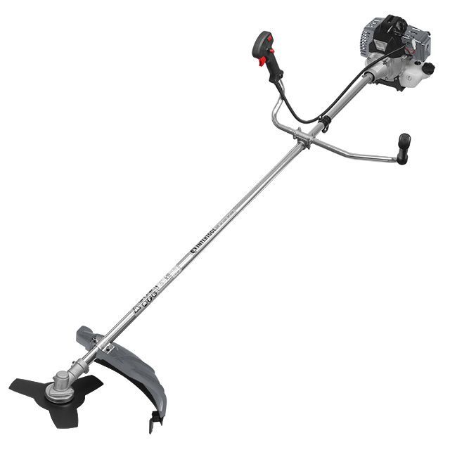 Мотокоса 1,85 кВт, 52 см³, катушка, 3-х лопастной нож, плечевой ремень (комплект из двух частей: вал + двигатель) INTERTOOL DT-2232