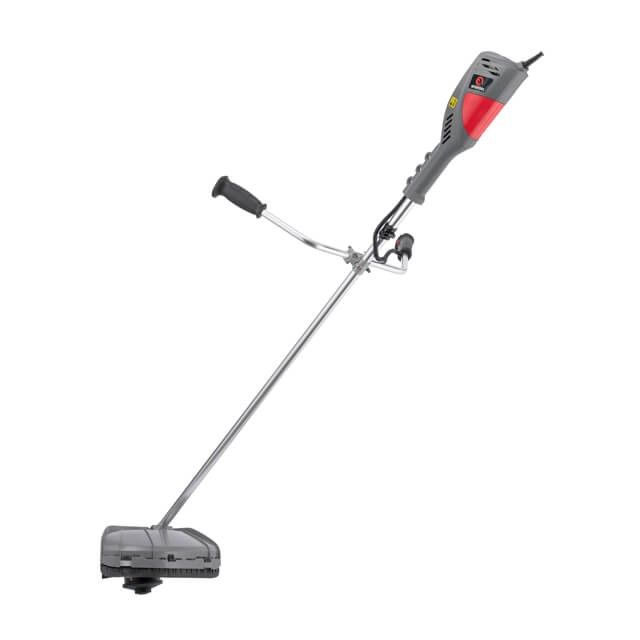 Триммер электрический, 1400 Вт, 230 В, ~50 Гц, 7500 об/мин, плавный пуск, диаметр вращения диска/лески 255/420 мм, катушка + 3-х зубчатый нож INTERTOOL DT-2248