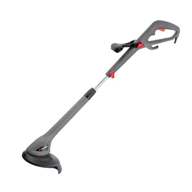 Триммер электрический, 350 Вт, 230 В, ~50 Гц, 10000 об/мин, диаметр вращения лески - 250 мм, регулировка длины штанги INTERTOOL DT-2253