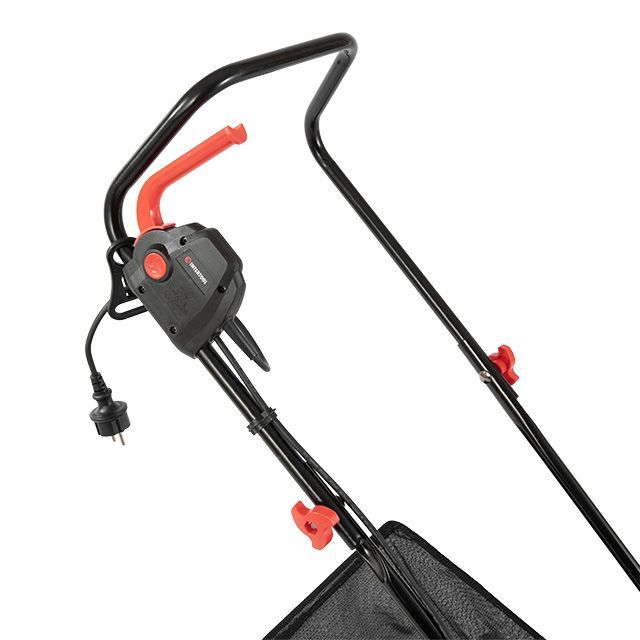 Газонокосилка электрическая 1.2 кВт, 230 В~50 Гц, 3300 об/мин, ширина захвата 320 мм, высота среза 27/45/52 мм, контейнер 30 литров INTERTOOL DT-2260