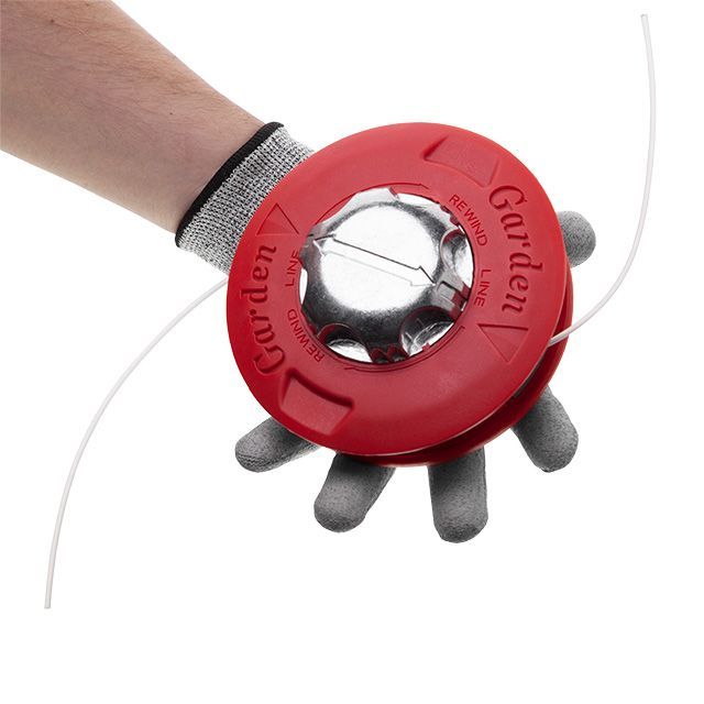 Катушка для триммера, мотокосы GARDEN, резьба М10х1,25, макс. диам. лески 3,0 мм, метал. кнопка INTERTOOL DT-2276