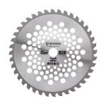 Нож для мотокосы/триммера с твердосплавными напайками ø255, 40T, волнообразный INTERTOOL DT-2352