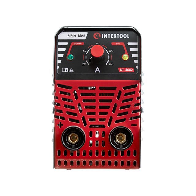 Зварювальний апарат, інверторний MMA-150А INTERTOOL DT-4002