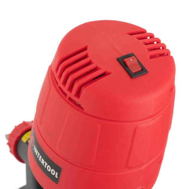 Краскопульт электрический HVLP 450 Вт., форсунка 1.5 мм, бачок 1 л., 0.14-0.35 Бар, 100-200 мл/мин INTERTOOL DT-5045