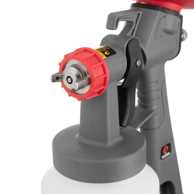 Краскопульт электрический HVLP 450 Вт., форсунка 1.5 мм, бачок 1 л., 0.14-0.35 Бар, 100-200 мл/мин INTERTOOL DT-5045