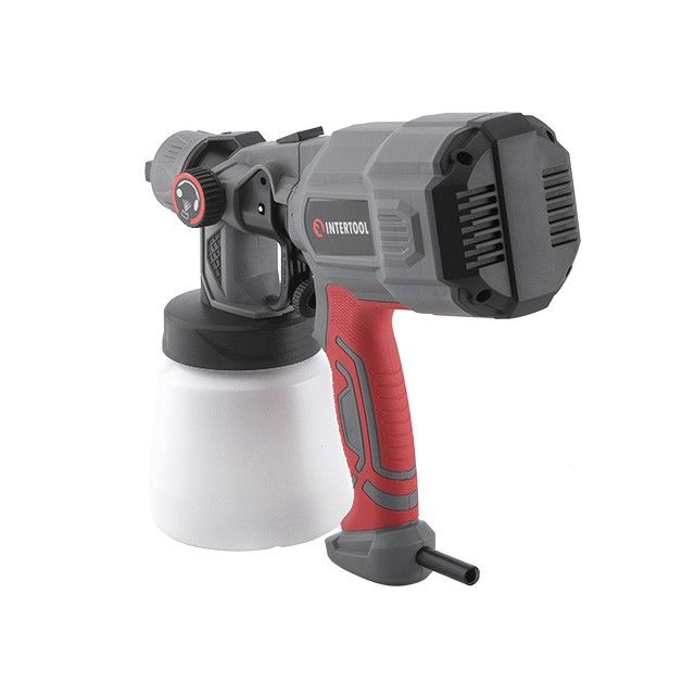Краскопульт электрический HVLP 550 Вт, форсунка 1,8 мм, бачок 800 мл, 400 мл/мин INTERTOOL DT-5055