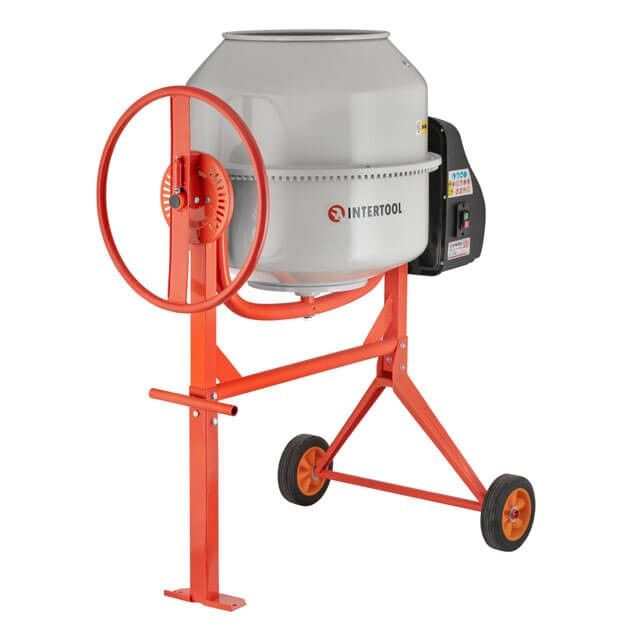 Бетоносмеситель 650 Вт, 160 л, 24-29 об/мин INTERTOOL DT-9160