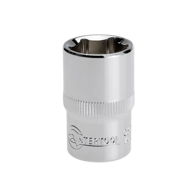 Головка шестигранная 1/2", 17×38 мм, Cr-V, STORM INTERTOOL ET-0017