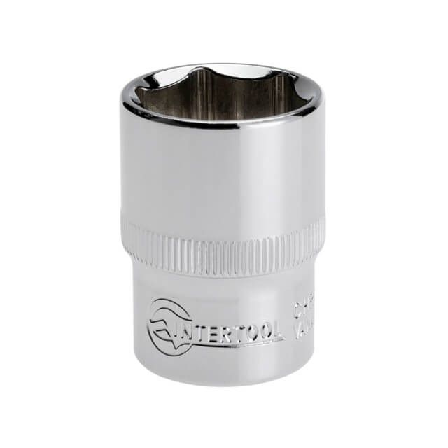 Головка шестигранная STORM 1/2", 22 мм, Cr-V INTERTOOL ET-0022