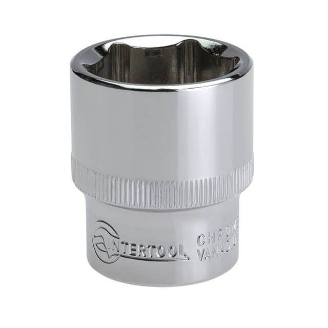 Головка шестигранная 1/2", 25×40 мм, Cr-V, STORM INTERTOOL ET-0025