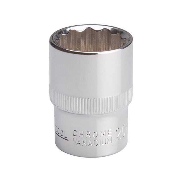 Головка двенадцатигранная 1/2", 20×38 мм, Cr-V STORM INTERTOOL ET-0220