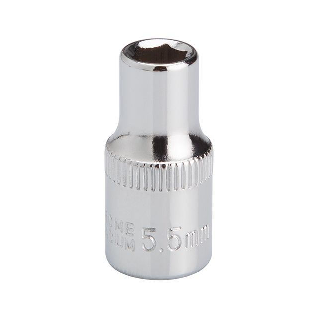 Головка шестигранная STORM 1/4", 5.5 мм, Cr-V INTERTOOL ET-0435