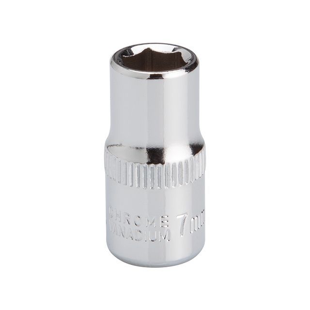 Головка шестигранная STORM 1/4", 7 мм, Cr-V INTERTOOL ET-0437