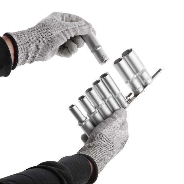 Набор удлиненных головок на планке 10-22, 1/2", 8 ед. INTERTOOL ET-6009