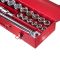 Набір інструментів 3/4", 20 од. (гол. 19-50 мм) металевий кейс INTERTOOL ET-6024