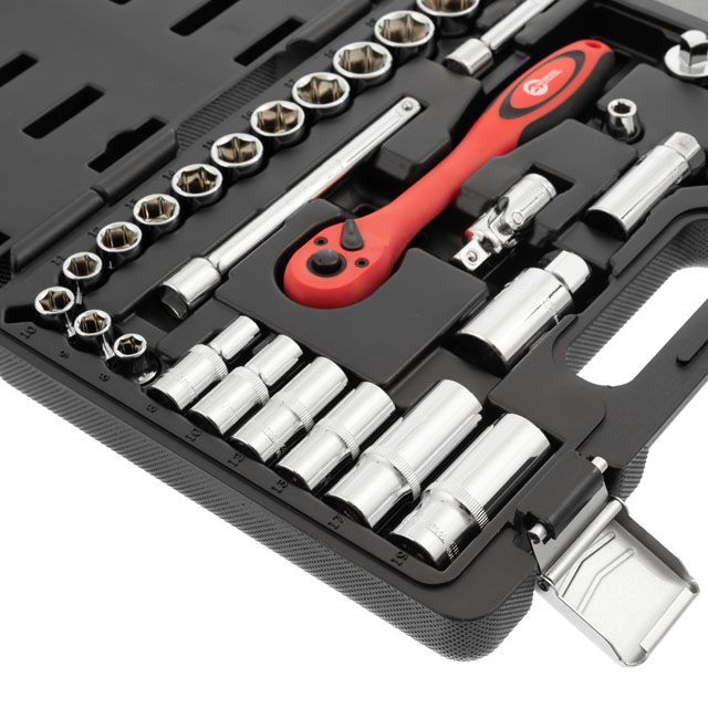 Набор инструментов профессиональный 39 ед. 3/8" Cr-V INTERTOOL ET-6039