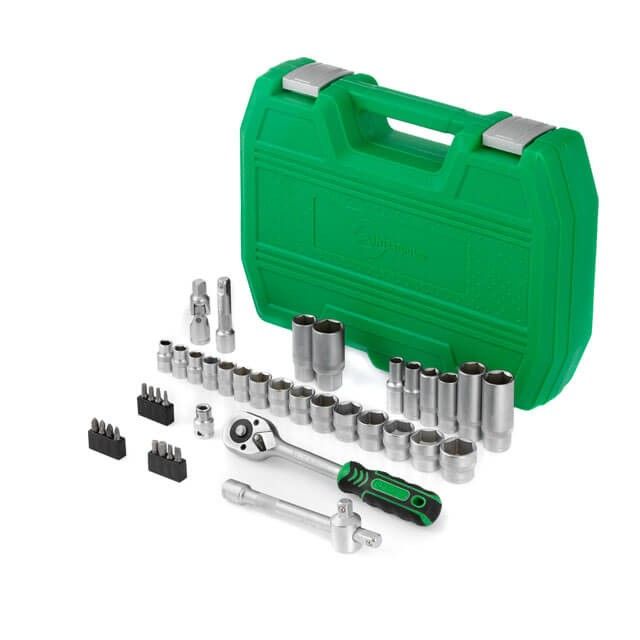Набор инструментов 3/8", 39 ед.  INTERTOOL ET-6039SP