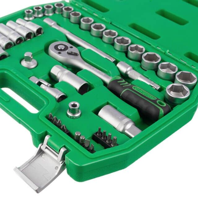 Набор инструментов 3/8", 39 ед.  INTERTOOL ET-6039SP