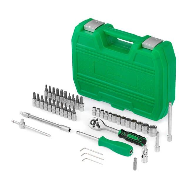 Набор инструментов 46 ед., 1/4" INTERTOOL ET-6046SP