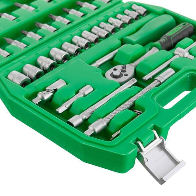 Набор инструментов 46 ед., 1/4" INTERTOOL ET-6046SP