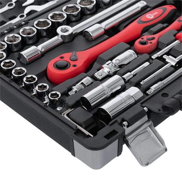 Профессиональный набор инструментов 1/4" & 1/2", 61 ед. INTERTOOL ET-6061