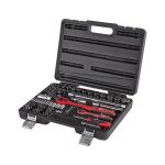 Профессиональный набор инструмента, 1/2" & 1/4", 72 ед. CrV INTERTOOL ET-6072