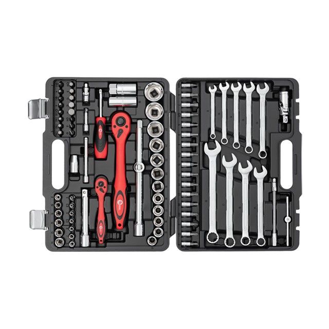 Профессиональный набор инструментов 1/2" & 1/4", 82 ед. INTERTOOL ET-6082