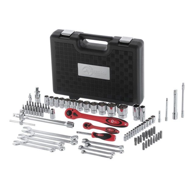 Профессиональный набор инструментов 1/2" & 1/4", 82 ед. INTERTOOL ET-6082