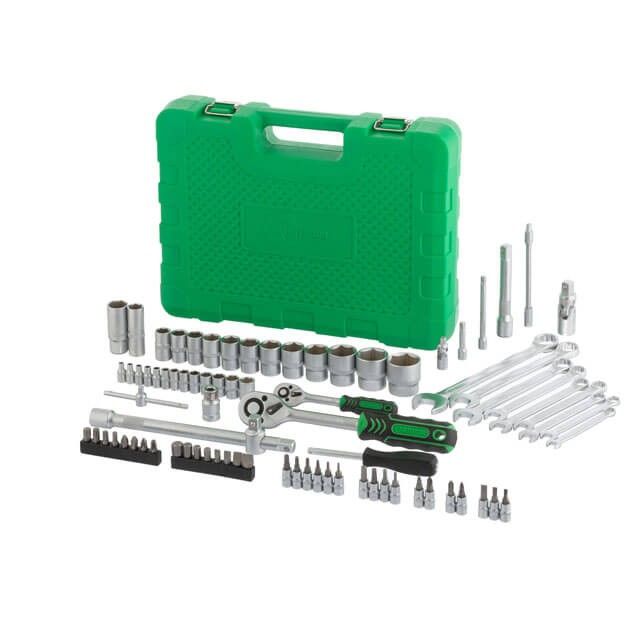 Набор инструментов 1/2" & 1/4"; 82 ед. INTERTOOL ET-6082SP
