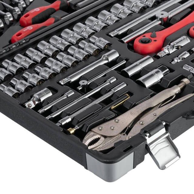 Набор инструментов профессиональный 1/4" & 1/2", 101ед. Cr-V INTERTOOL ET-7101