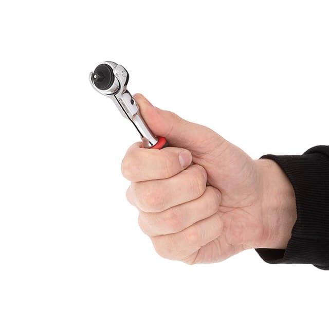 Рукоятка с храповым механизмом поворотная STORM, 72 зуба 1/4", Cr-V INTERTOOL ET-8007