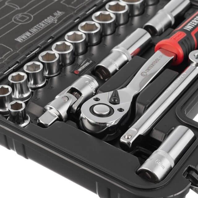 Набор инструментов 20 ед. STORM, 1/2", Сr-V INTERTOOL ET-8020