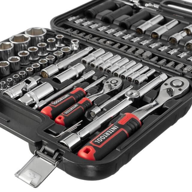 Набір інструментів 1/2" & 1/4" 111 од., Cr-V STORM INTERTOOL ET-8111
