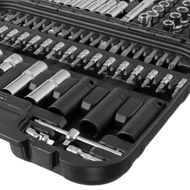 Набір інструментів 1/2" & 1/4" 111 од., Cr-V STORM INTERTOOL ET-8111
