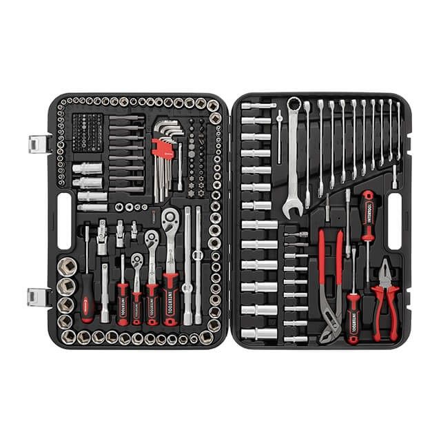 Набор инструментов 1/2" & 3/8" & 1/4", 233 ед., Cr-V STORM INTERTOOL ET-8233