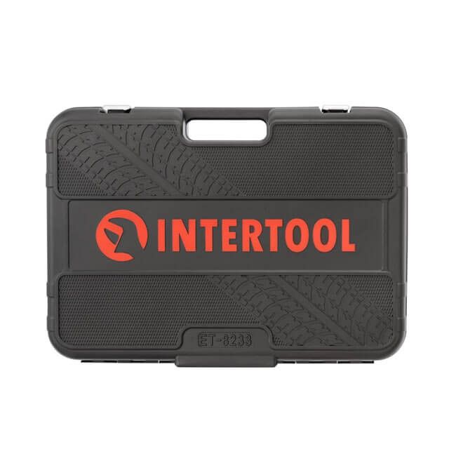 Набор инструментов 1/2" & 3/8" & 1/4", 233 ед., Cr-V STORM INTERTOOL ET-8233