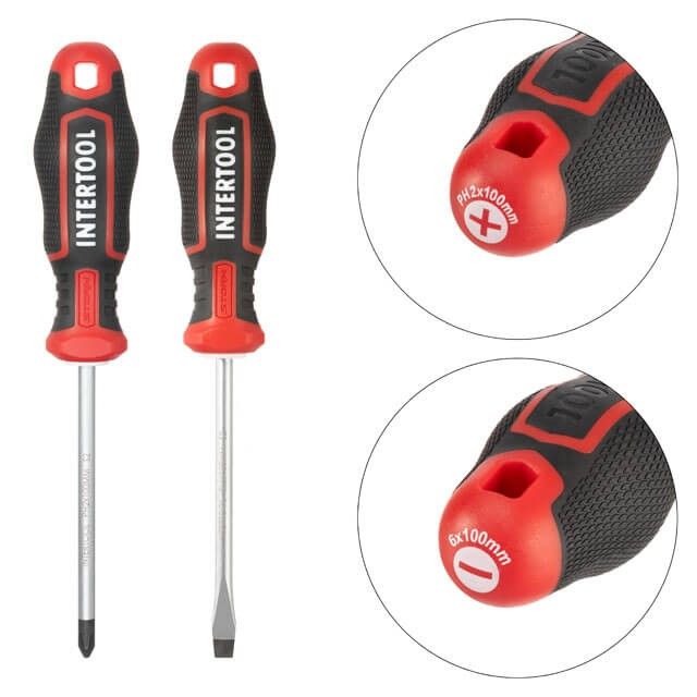 Набор инструментов 1/2" & 3/8" & 1/4", 233 ед., Cr-V STORM INTERTOOL ET-8233