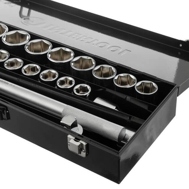 Набор инструментов 3/4", 21ед., Cr-V STORM INTERTOOL ET-8321