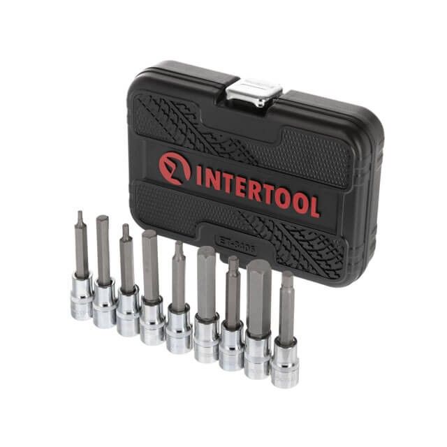 Набор бит HEX, STORM, 1/2", H4-17, S2 INTERTOOL ET-8406