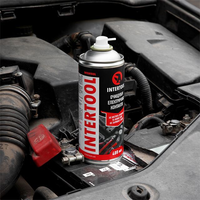 Очиститель электроконтактов, аэрозоль 400 мл INTERTOOL FS-0074