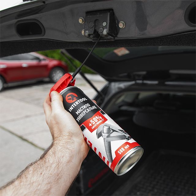 Cмазка универсальная Prof, аэрозоль 500 мл INTERTOOL FS-4000